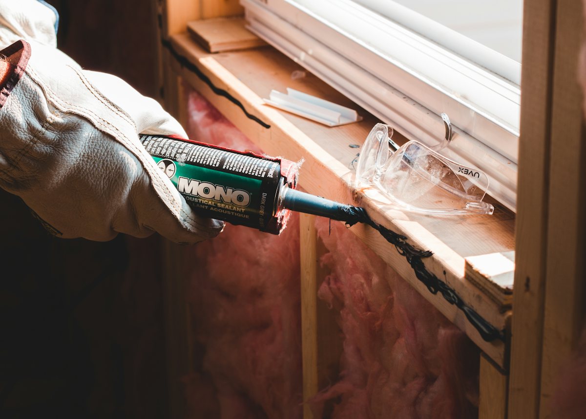 Tradesperson fitting new joinery during a managed refurbishment
